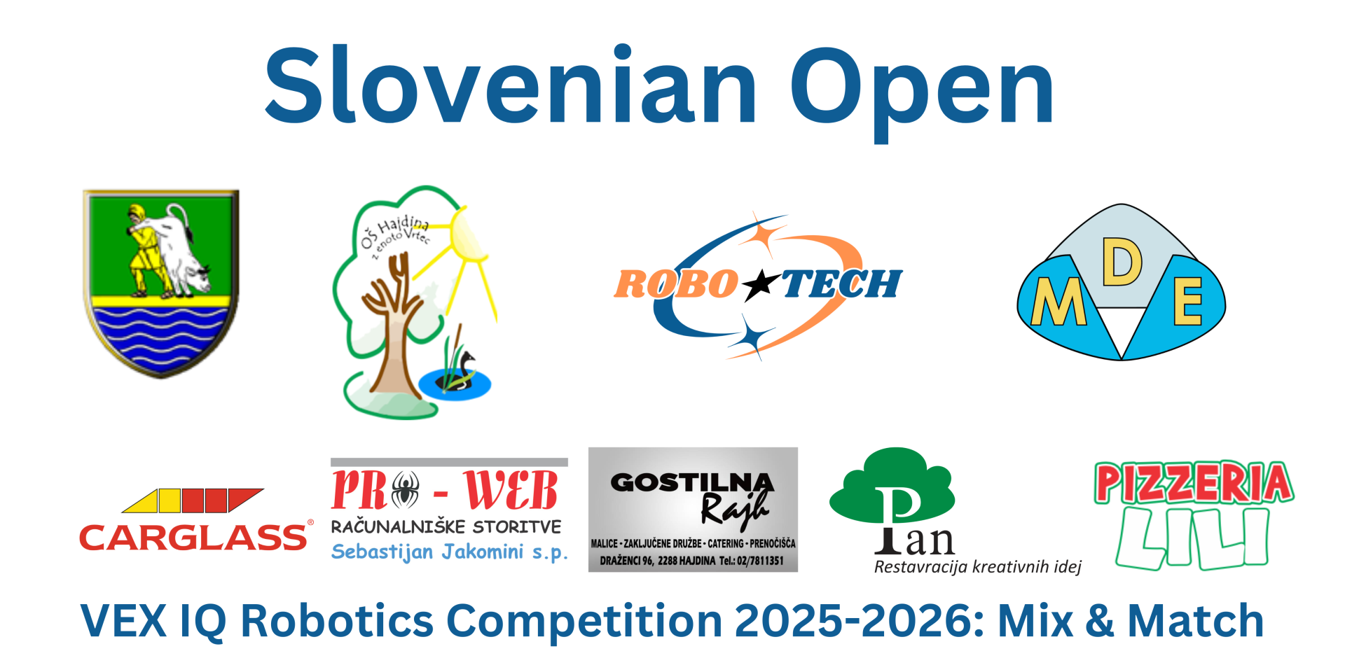 Slovenian Open VEX IQ competition