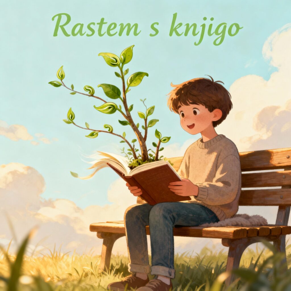  Rastem s knjigo
